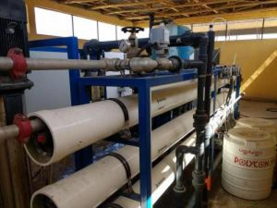 Desalination plant in Afdera