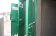 Open latrine doors