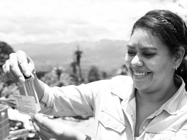 Sarahi Morales, water and sanitation technician La Paz Honduras