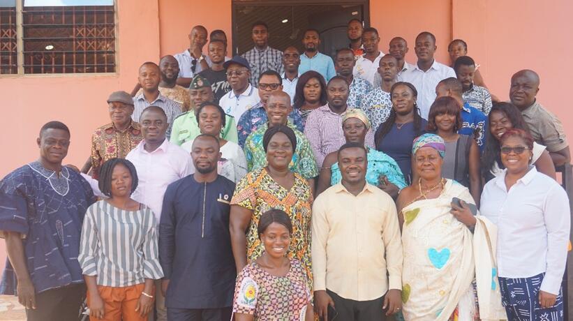 Cross-section of participants at the event 