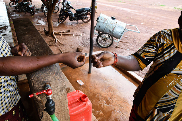 Water kiosk in Banfora, Burkina Faso. Photo: Anne Mimault/IRC