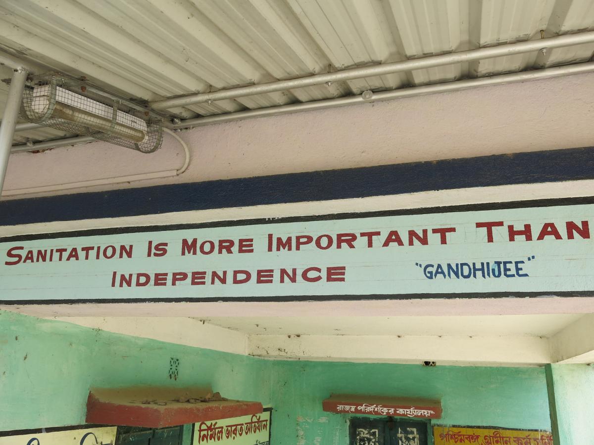 &quot;Sanitation is more important than independence&quot; - Gandhiji
