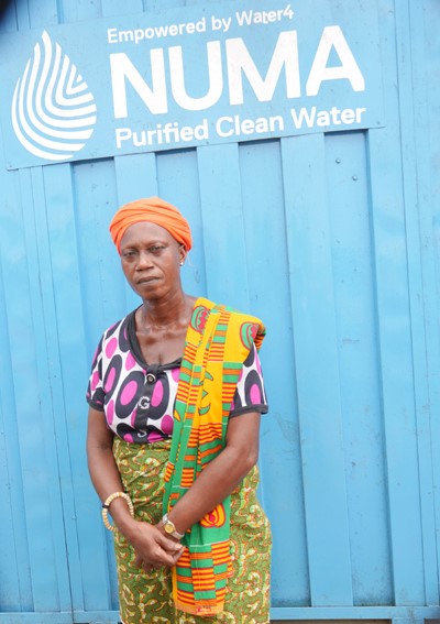 Queen Mother Nana Yaa Agoh II wants more household connections to the Numa water system in Wassa Edwenase
