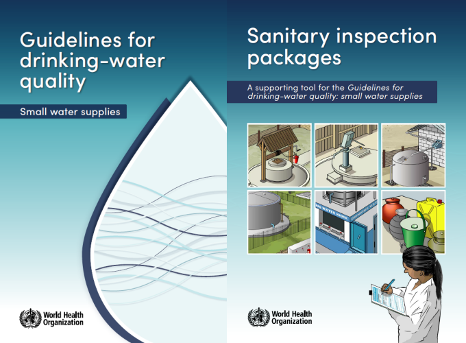 Covers WHO &quot;Guidelines for drinking-water quality: small water supplies&quot; and “Sanitary inspection packages